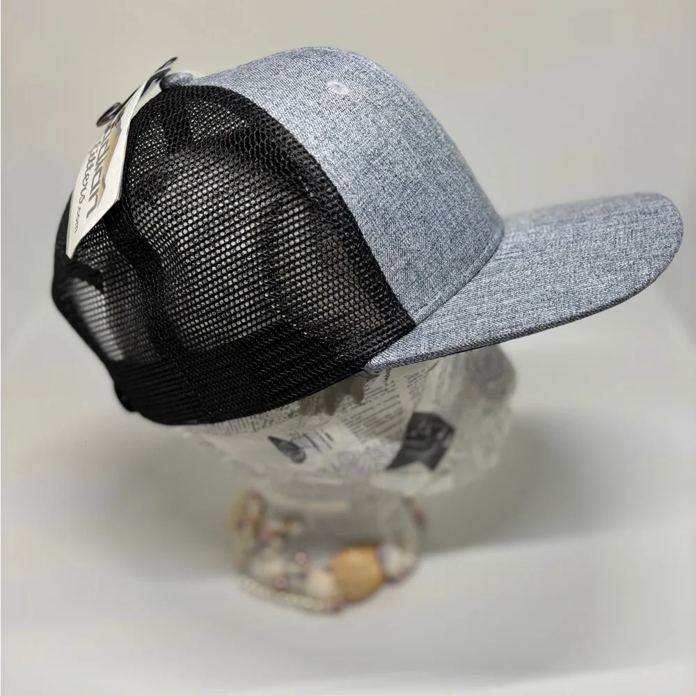 Arcadian Outfitters No Vacancy Oregon Hat Trucker Snapback Gray Black NWT - Picture 3 of 9